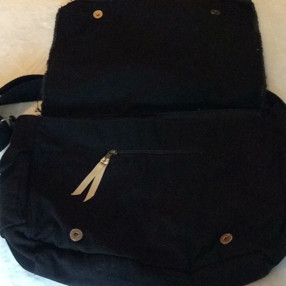 Canvas Messenger Bag with L Plaid Monogram - Picture 3 of 7